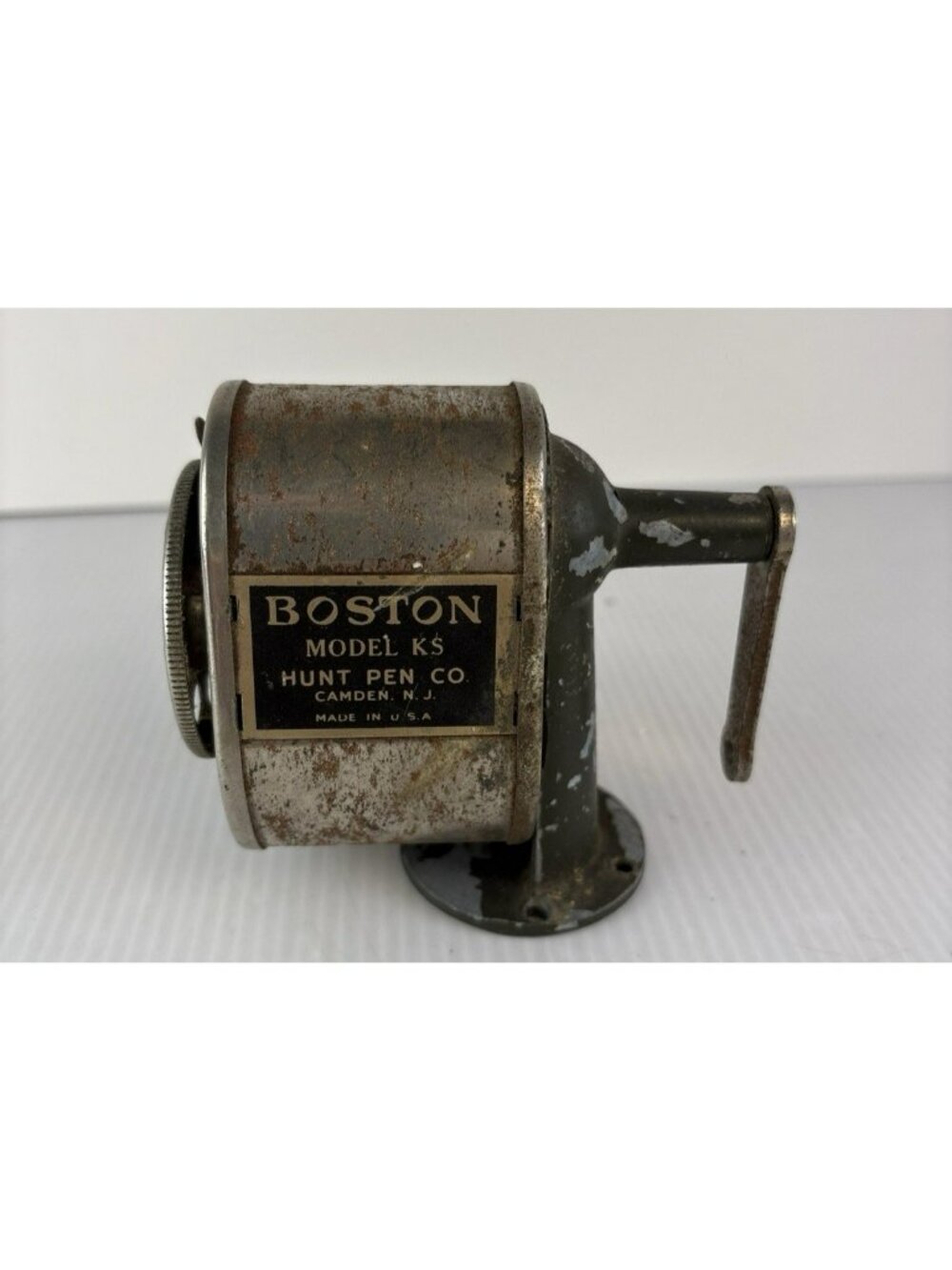 Vintage Boston Model KS Pencil Sharpener Missing Grip Made in USA